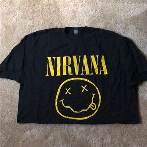 nirvana band tee